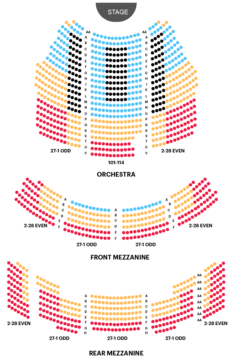 Imperial Theater Seating Chart Best Seats Real Time Pricing